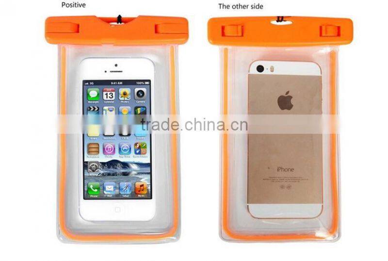 Universal Waterproof Case Outdoor Cellphone Dry Bag for All Phones Fluorescent design