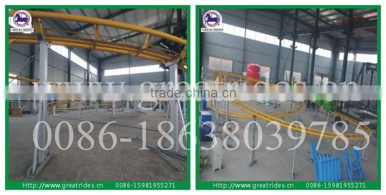 Most popular kids amusement rides apple worm roller coaster for children