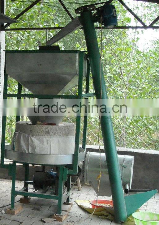 100kgs/h automatic stone grist mill machine with best service