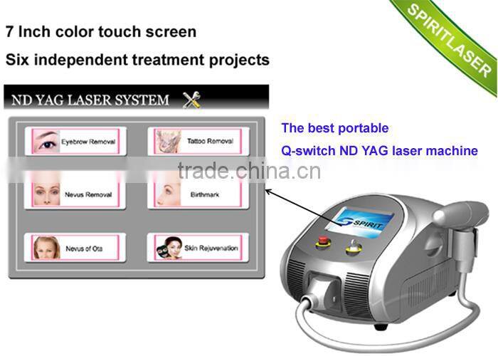 ND yag laser tattoo removal birth mark remover machine q switch nd yag laser machine