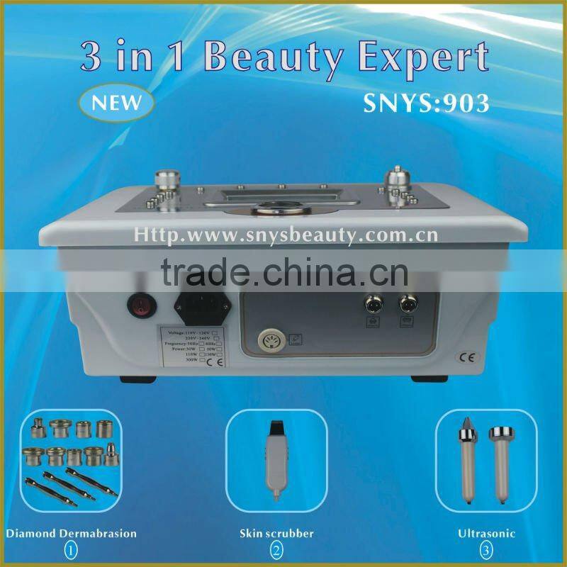 3 in 1 Microdermabrasion +Skin scrubber+Ultrasonic (SNYS-903)