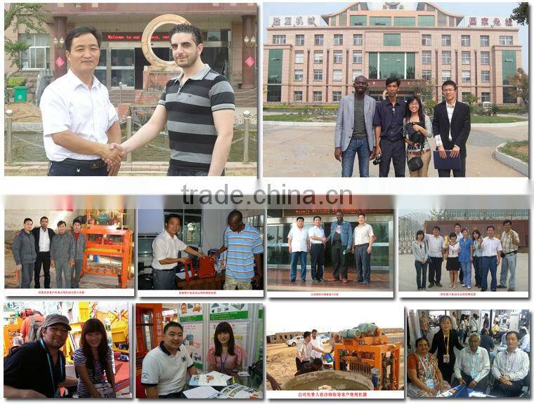 Brick making machine price mould for QT5-20 concrete paver manufacturing products Algeria