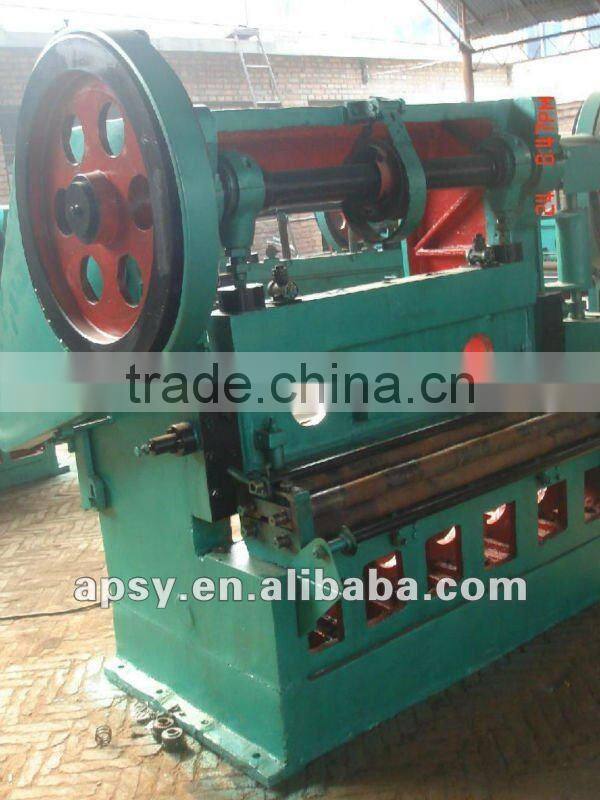 Expanded plate mesh machine