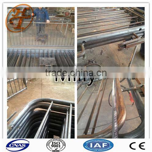 2220x1100mm construction Modular Portable barricade 360 degr welded steel with 3M reflective tape