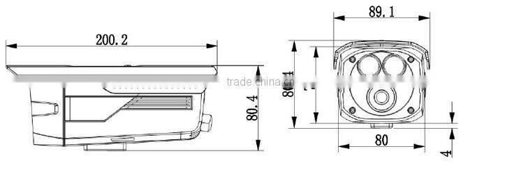hot sale dahua 1.3Megapixel 720P Water-proof IR HDCVI Camera / hdcvi security camera