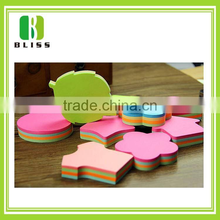 Office supplies removable arrow custom plastic sticky note