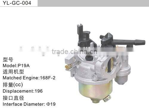 168F GX200 gasoline engine spare parts carburetor