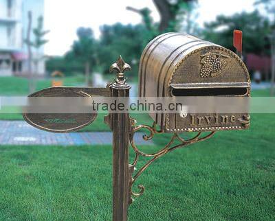 antique brass casting aluminum mailboxes