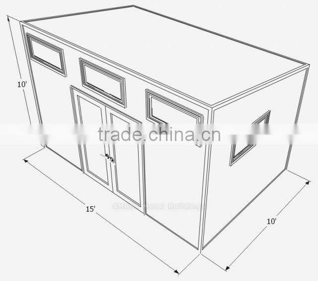fast install container house
