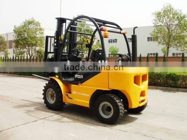 Forklift Tires for YTO Rough Terrain Forklift Truck CPCD25
