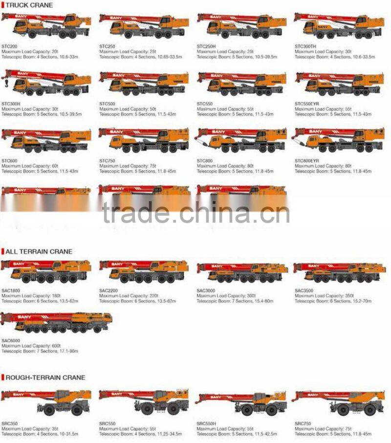 SANY 50 TON Truck Crane STC500