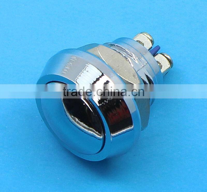 12mm momentary screw terminals metal push button switch