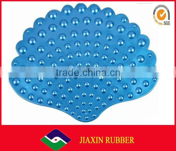 Morden colorful silicone red bath pvc/rubber mat JX-55079