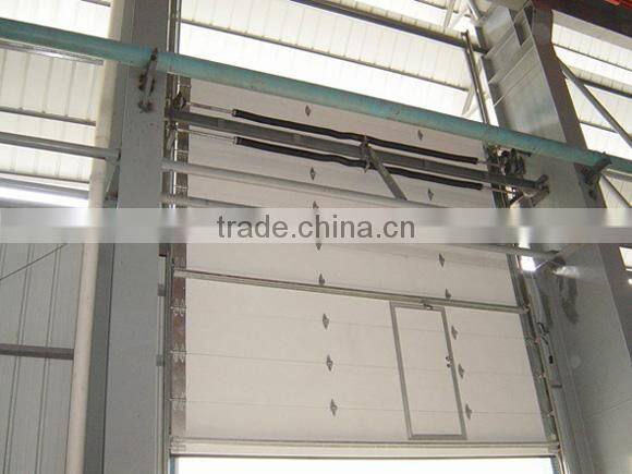 Sectional Industrial Door or workshop overhead garage door