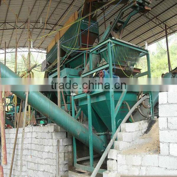 Gold jigging concentrator for gravity selection