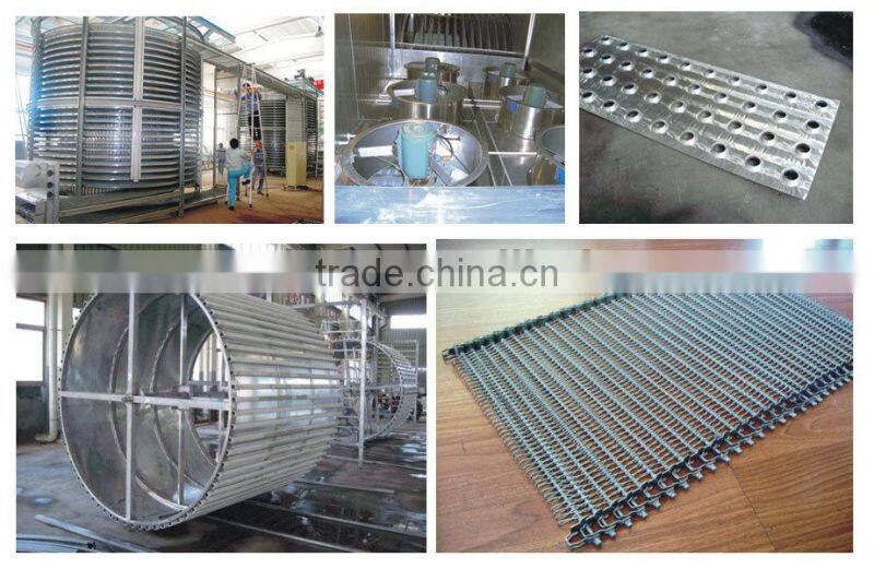 2017 High Quality Spiral Freezer Fish Freezing Equipment