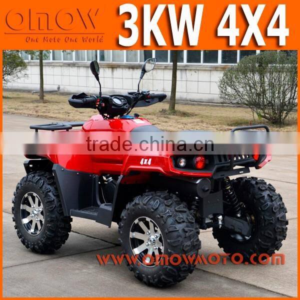 Powerful 3000W 4x4 Adult Electric ATV, With Gearbox