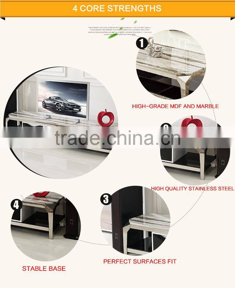 E335 MDF TV Unit Furniture Simple TV Stand Wood TV Cabinet Wood Stand