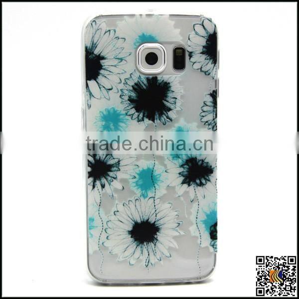 Good Qualtiy Plating TPU Cover Case For Samsung S6 edge,plating tpu case