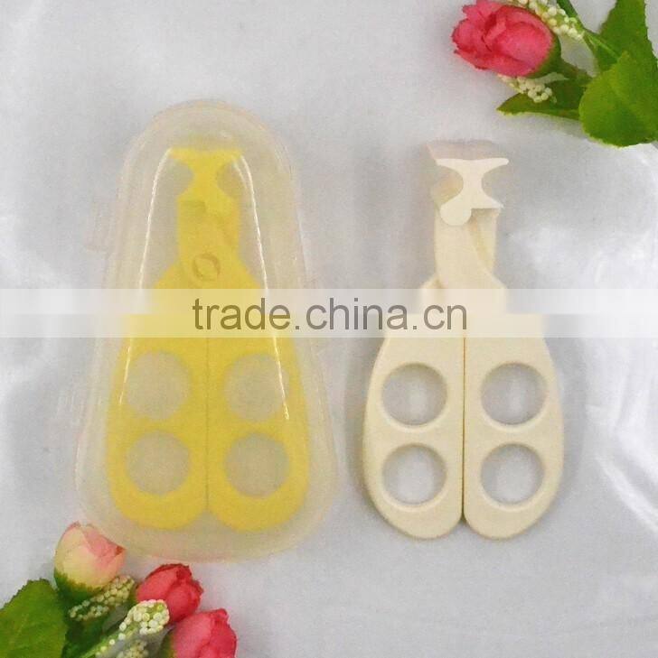 Multifunction Toddlers Safe Care Feeding Cut Baby Kid Food Crush Scissors