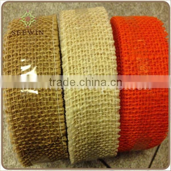 2015 natural cute dots for packing jute ribbon