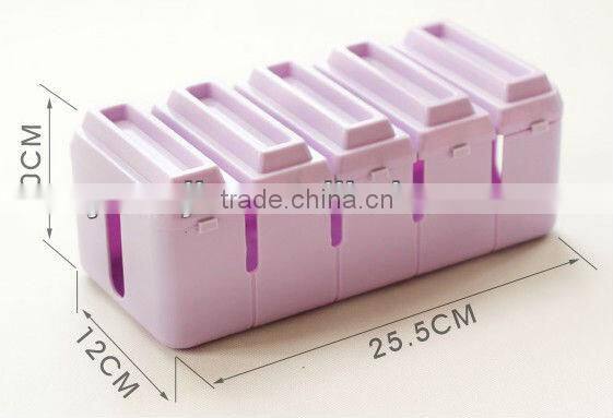 Supply Creative chocolate power supply plug wire seat storage box