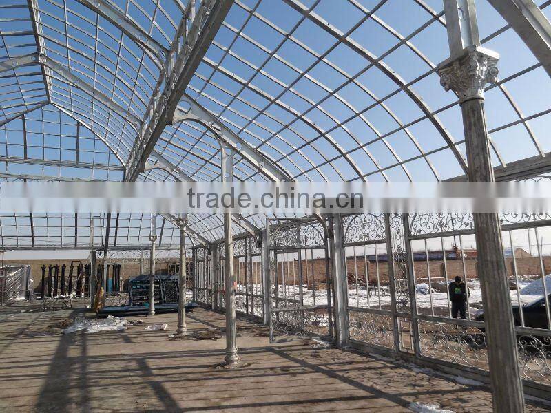 Prefabricated steel frame swimming pool house