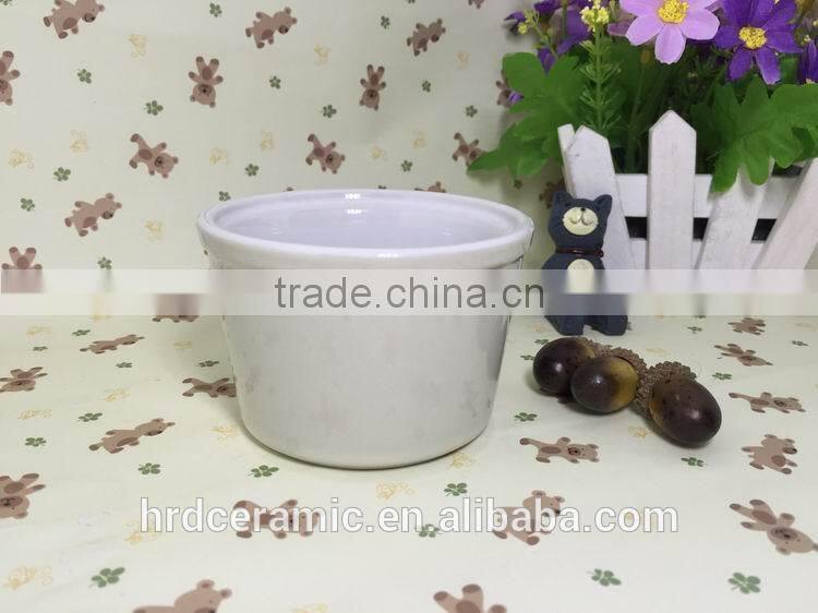 2015 Stocked cheap white ceramic rice/salad/soup bowls