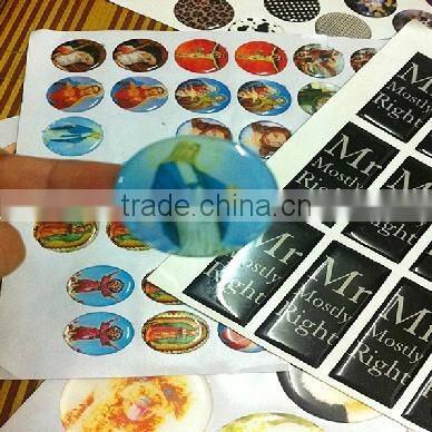 Custom 3D convex sticker