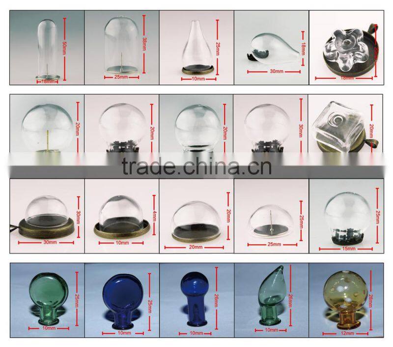 DIY Handmake starfish ring nature jewelry glass globe ring