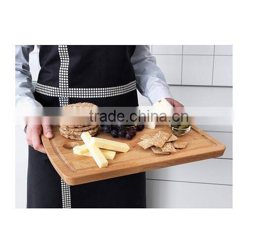 38*27*2.2cm Beech material solid wood cutting board