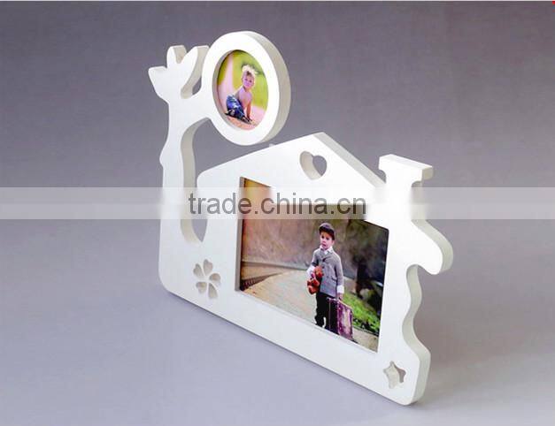 Personality cabin design wooden photo picture frame