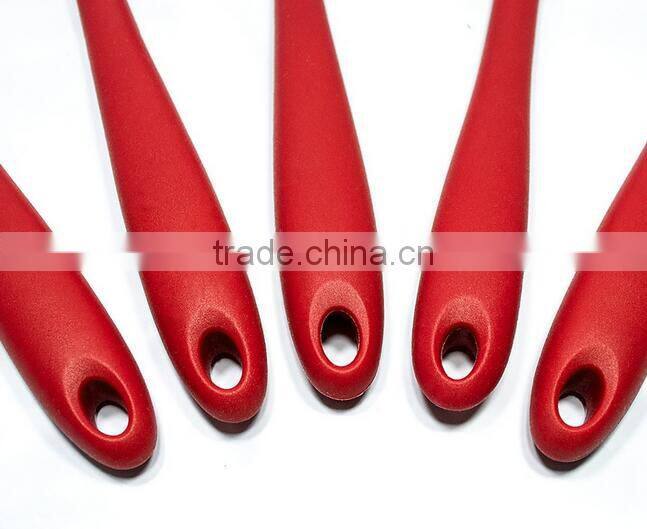 BPA free 5-piece durable easy cleaning kitchenware cooking tools silicone baking utensil set