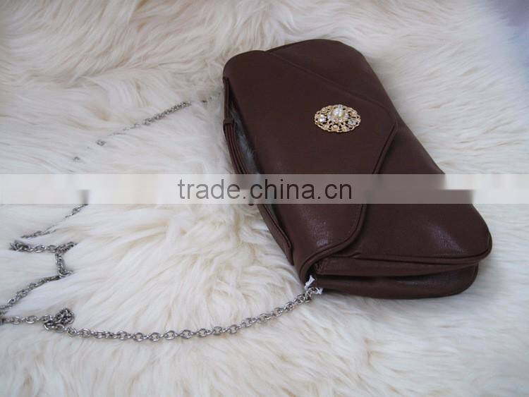 Genuine leather cow leather cosmetic bag , makeup bag