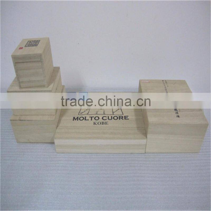 high quality engraved wooden gift boxs for playing cards