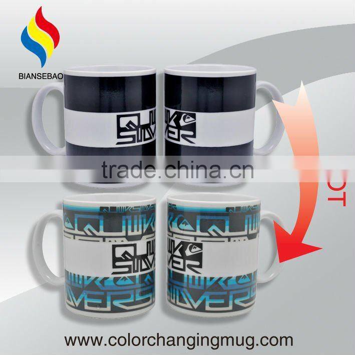 Promotional Design Changing Color Ceramic Cup