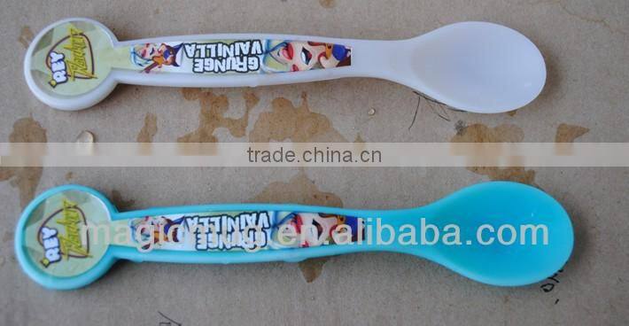 cold plastic colour changing spoon