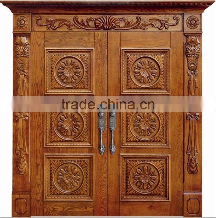 Luxury Handcarve Oak Door for Villa External Entry BF11-0512a