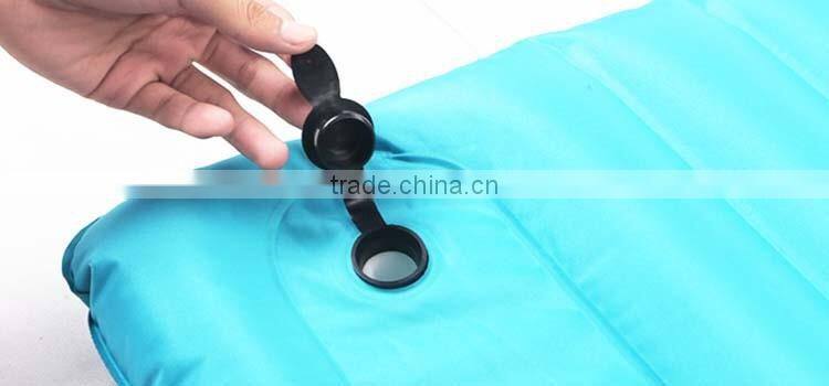 2017 Newest air inflatable camping sleeping mat sleeping pad