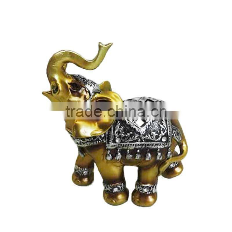 Latest new model fine workmanship golden elephant figure