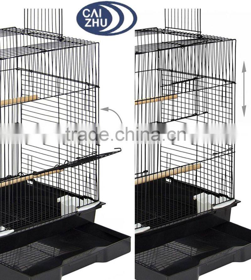 Best Choice Products Pet Supplies 24" Bird Cage W/ Open Play Top Bird Cage- Ideal For Parakeets, Small Birds