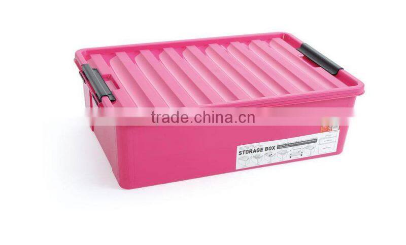 60Lplastic storage Box / Finishing Box with cover and lock