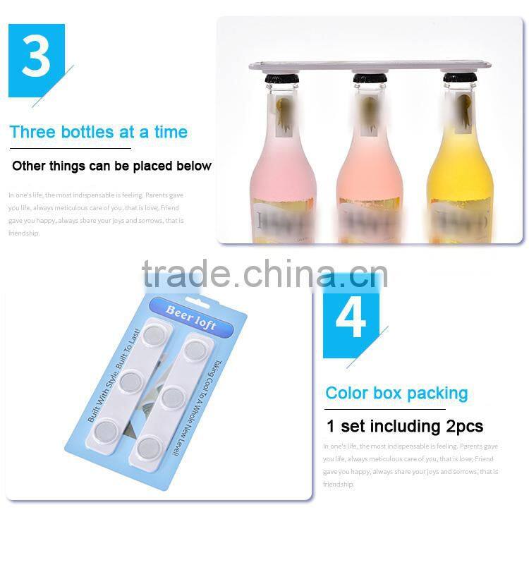 2017 new kitchen tool Magnetic Bottle Storage Fridge Strips