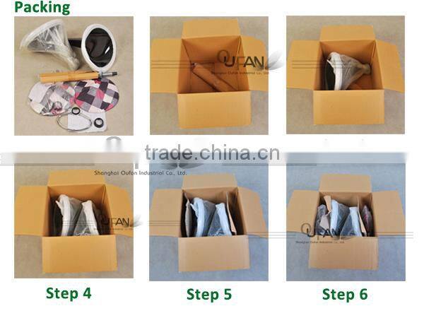 Oufan chrome barstools with footrest ABS-1064