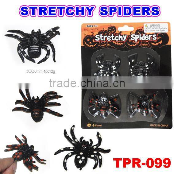 New Soft Plastic Stretchy Spider Toys
