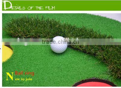 Non-toxic EVA foam rubber putting greens custom designed for golf for promotion