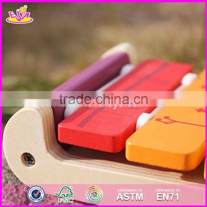 2017 New design children musical talent wooden xylophone for sale W07C056
