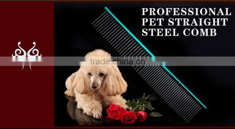 Stainless Steel Dog Comb Pet Comb Metal Lice Comb For Grooming