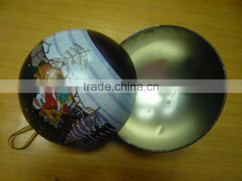 Christmas Ball Tin