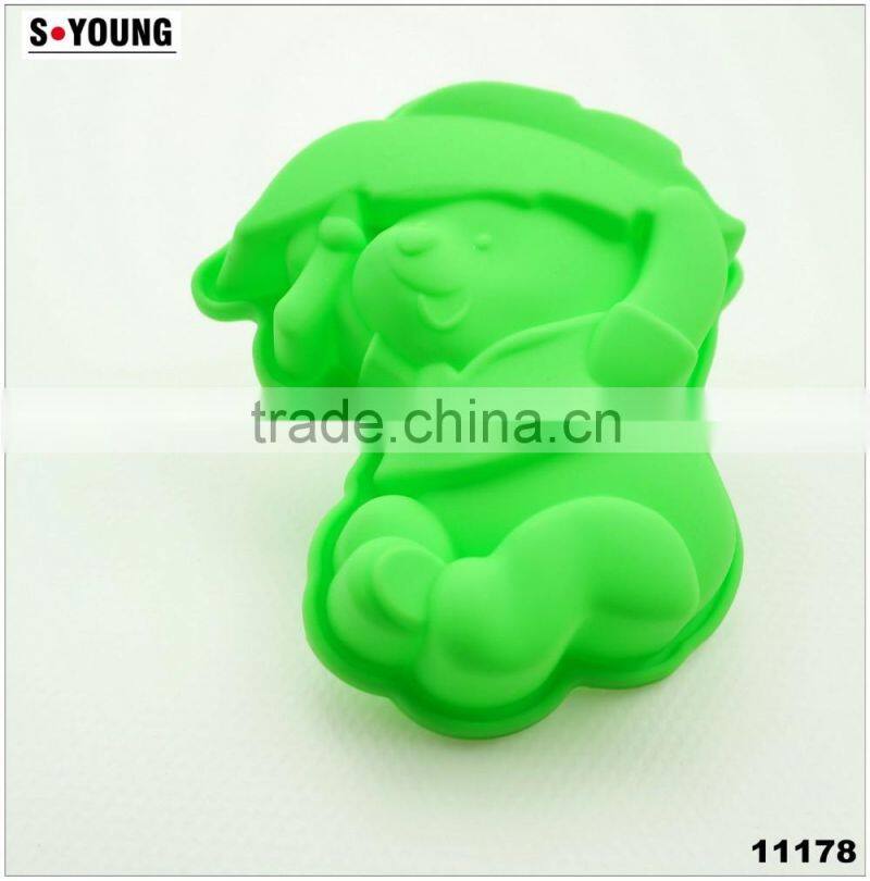 11170 Funny Baby Bee Shaped Silicone Cake Mold